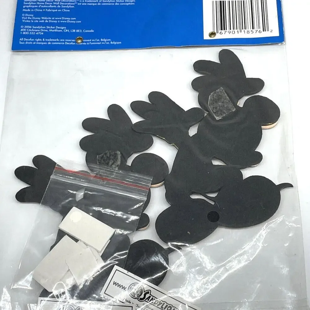 Sandylion Mickey Mouse Foam Wall Stickers Decorations Disney‎ 2006 RARE